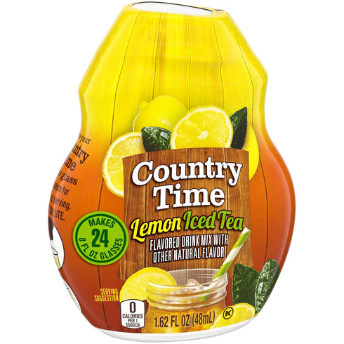 Country Time Sugar-Free Lemon Iced Tea Zero Calories Liquid Water Enhancer 1 Count 1.62 fl oz...
