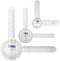 ASA TECHMED 3 Pcs Goniometer Set, 12, 8, 6 Inch Medical Spinal Goniometer Angle Protractor Angle Ruler...