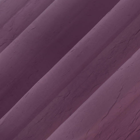 No. 918 Erica Crushed Sheer Voile Rod Pocket Curtain Panel, 51" x 84", Purple...