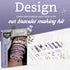 Craft Crush Bracelet Making Kit (Lilac) - Friendship Bracelet Maker Set - DIY Craft & Jewelry Making Kit for Kids, Teens, Tweens & Adults - Makes ...