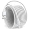 White USB C Charger Cable 10 ft, Long USB A to USB C Cable Fast Charging Cord Braided Compatible with iPhone 15 Pro Max Plus, for Samsung Galaxy S...