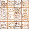 16 Pieces Inspirational Word Stencil Kit Motivational Stencils Inspirational Word Reusable Polyester Film Template Stencils with Open Ring for Pai...