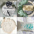 8 Pieces Stencils for Crafts Reusable Branches Musical Notes Stencil Floral Texture Background Layering Drawing Templates Stencils for Painting on...