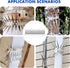 Bird Spikes Stainless Steel Fence Spikes for Pigeons Raccoon Snakes Deterrent Spikes Defender for Outside (20in?Small?) (20inch)...