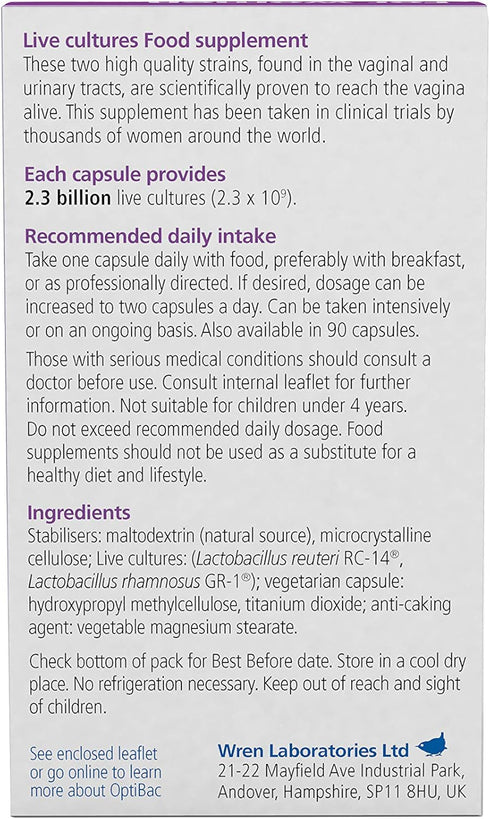 OptiBac Probiotics - For women (30 Capsules)...