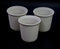 ALL in ONE Mini Plastic Plant Flower Pots for Plants Flowers Succulents Home Office Table Decoration (S-White)...