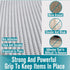Shelf Drawer Liner Non-Adhesive with Non Slip Durable Strong Clean Size 17.7 Inches X 10 Feet Drawers, Shelves, Cabinets, Storage for Kitchen and ...