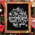 10Pcs Large Christmas Stencils for Painting on Wood, Reusable Merry Christmas Stencils Let It Snow Stencils Templates for Wood Sign DIY Crafts (10...