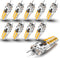 GY6.35 LED Bulb 2W Equivalent 20W Halogen Bulb 2700K Warm White AC/DC 12-24 Volt G6.35/GY6.35 Bi-Pin JC Type Bulb for Landscape Chandelier Under C...