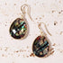 Boho Gold Teardrop - White, Turquoise, Purple, Abalone and Jupiter Shell Crystal Dangle Earrings for Women...