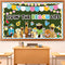 Summer Dog Bulletin Board Decorations Hawaiian Dog Theme Classroom Back to School Bulletin Board Border Set Cute Puppy Pet Dog Paw Paper Cutouts f...