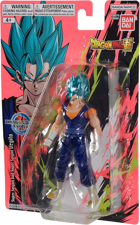 Bandai - Dragon Ball Super Evolve - 5" Super Saiyan God Super Saiyan Vegito Action Figure...