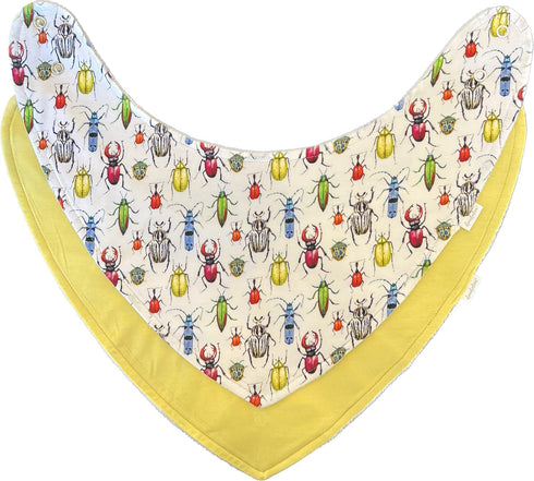Baby Bib for Drooling and Teething with Pacifier or Teething Toy Attachment - You are Bugging Me...