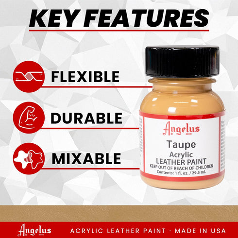 Angelus Acrylic Leather Paint, 1 Fl Oz (Pack of 1), Taupe...