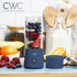 COOK WITH COLOR Mini Portable Blender - 250W Power, 12oz Capacity, Stainless Steel Blade, Wireless/USB Rechargeable,Blue...