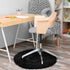 uxcell Faux Fur Round Rug,Fluffy Area Mat,Fluff Rugs for Bedroom Floor Sofa Living Room 2 x 2 Feet Black...