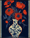 Posterizer 1 pcs-chinoiserie poppy flowers-Floral & Botanical Art-Abstract & Modern Art-Living Room Bedroom Decor- UNFRAMED Wall Art...