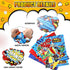 Outus 33 Pcs Hero Theme Classroom Decorations Bulletin Board Set Hero Posters and Banners Hero Sayings Cityscape Cutouts for Classroom Pre School ...