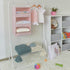 GRANNY SAYS 3-Shelf Hanging Closet Organizer, Collapsible Closet Hanging Shelves, Nursery Hanging Organizer, Pink, 29 ½" H X 12" W X 12" D, 1-Pack...