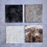 Cowhides Nice Variety 15 Pieces Hair on Cow Hide Scrap Leather Hide Remnant (15), Multi Color, 6x6...