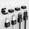 Magnetic Cord Organizer Holder,EIZLXQ 8 Pack Under Desk Cable Management,Adhesive Magnetic Cable Clips for Home Office Desk Phone Car Desktop Nigh...