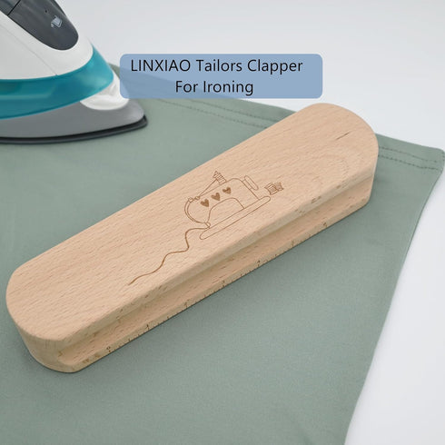 Hardwood Tailors Clapper for Ironing and Quilting,LINXIAO Professional Sewing Tool for Flattening Fabrics,Sewing and Point Pressing 1...