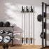 Olympic Barbell Hanger,Garage Gym Bar Wall Rack,Vertical Barbell Mount Rack,Black Powder Coated,Space Saving Commercial or Home Gym Accessory,Hold...