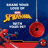 Marvel Comics Spiderman Ceramic Dog Bowl, 6-Inch | Red Ceramic Dog Bowl with Official Marvel Spiderman Detail| Medium Dog Food Bowl or Water Bowl ...