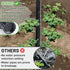 Soaker Hose 25FT for Garden Beds - 3/4" Heavy Duty Double Layer Drip Irrigation Hose, Save 85% Water- Linkable Flat Soaker Hose for Lawn Flower Be...