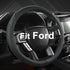 West Llama Car Steering Wheel Cover for Ford F-150, F-250, F-350, Expedition (Black-Large Size)...