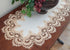 Gold European Lace, Antique Jacquard Fabric, Table Runner, Dresser Scarf, Coffee Table Runner (16Wx44L)...