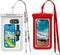 2 Packs Waterproof Cell Phone Cases with Lanyards - IPX8 Dry Bag Large & Standard Holders. Water Activity Phone Pouch for iPhone 15 Pro Max & Othe...