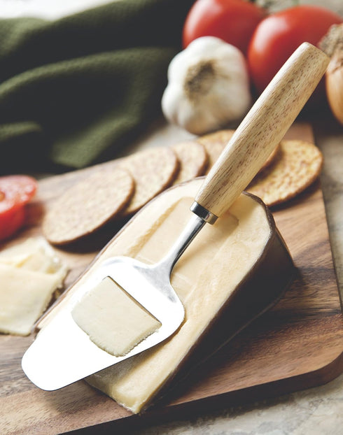 Fox Run Cheese Slicer, 8" Stainless Steel Cheese Plane With Wood Handle...