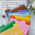 Outus 36 Pieces Recipe Card Dividers Tabs Include 24 Labelled and 12 Blank Tabs 60 Adhesive Labels Fit 4 x 6 Inch Cards for Recipe Box Organize (B...