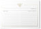 50 Gold Foil Bee Recipe Cards from Dashleigh, 4x6 inches, Double-Sided...