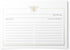 50 Gold Foil Bee Recipe Cards from Dashleigh, 4x6 inches, Double-Sided...
