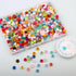 ZesNice 500 Pcs Smile Face Beads for Bracelets Making Kit, Smile Face Beads with Elastic String for Jewelry Making Earring Necklace DIY Craft Supp...