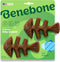 Benebone Tiny 2-Pack Fishbone Durable Dog Chew Toys, Real Fish Flavor, Made in USA...