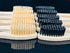 Bamboo Toothbrush Medium Bristle, 10Pcs Biodegradable Bulk Wooden Toothbrushes...