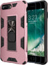 iPhone 8 Plus Case 7 Plus 6 Plus Case with Screen Protector Military Grade Built-in Kickstand Case Holster Armor Heavy Duty Shockproof Cover Prote...