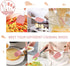 Silicone Kitchen Cooking Utensils Set Heat Resistant, 5 Pcs Silicone Spatula Set for Baking Cooking Mixing, Silicone Cooking Utensils Set for Nons...