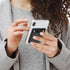 AHASTYLE Phone Credit Card Holder Stick On, Slim Phone Wallet Strong Adhesive Silicone Card Pouch Sleeve Compatible with iPhone/Android/Samsung Ga...