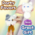 White Cat Stuffed Animals, Kawaii Cat Plushies for Girls and Boys, Soft Cats Mini Plush Toy Key Chains, Fun Cuddly Plush Toys for Kids, Stuffed An...