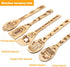 Eartim Hocus Pocus Wooden Cooking Utensil Set - 5Pcs Halloween Kitchen Cooking Gadget Natural Carve Bamboo Spoon Slotted Spatula Non-Stick Cookwar...