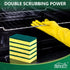 Heavy Duty Scrub Sponges Kitchen 24pcs,Dual Side Cleaning Dish Sponges for Non-Coated Cookware,Pocelain Bakeware and More...