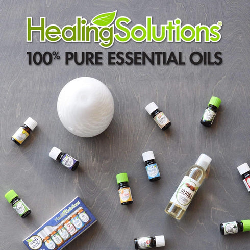 Healing Solutions Oils - 0.33 oz Deep Muscle Relief Essential Oil Organic, Pure, Undiluted Essential Oils - 10ml - Muscle Ease Essential Oil - Ess...