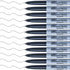 Apostrophe Games Ultra Fine Point Permanent Markers - 12 Pack, Black Pens - Office, School Supplies...