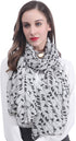 Bird Print Women's Scarf Shawl Wrap Lightweight...