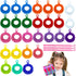 Hazms 293 Pcs Loom Potholder Loops 7" Weaving Loom Loops for Kids Weaving Craft with 3 Pcs Crochet Hooks for DIY Crafts Supplies Compatible with 7...