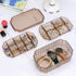 LETURE 3-Layer Jewelry Organizer Box for Earrings, Rings, Necklaces, Bracelets, Clear Plastic Bead Storage Containers for Crafts (Coffee)...